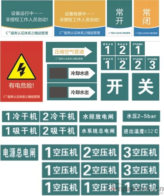浅议压缩空气系统规范化标识的重要性