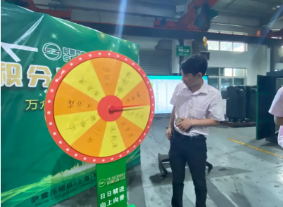 萨震节能空压机5月积分颁奖暨月销售额超标奖发放
