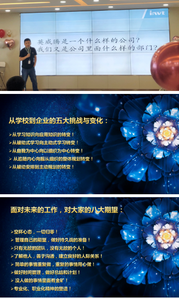 nianxiangyuan
企业动态:英威腾举办2020技术体系校招新员工迎新会