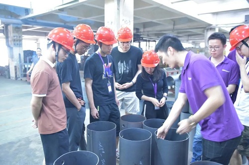 西安交大能动学院走进捷豹永磁螺杆机