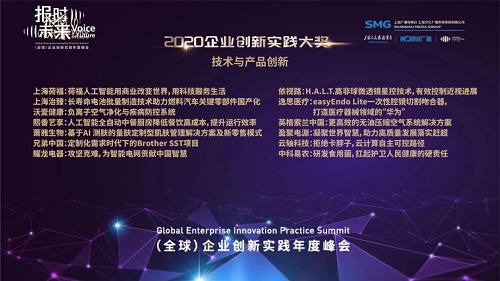热烈祝贺英格索兰荣膺2020年度企业创新实践大奖——技术与产品创新奖